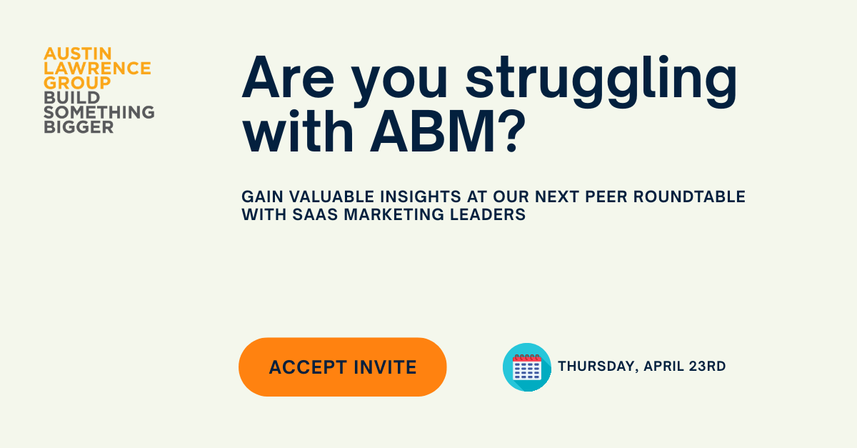 ABM Roundtable Ad - Struggling