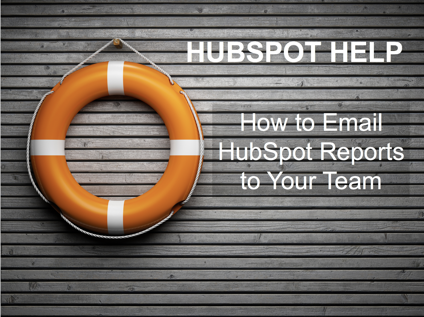 HubSpot Help Emailing Report